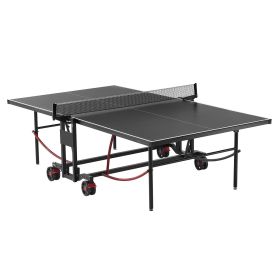 VEVOR Ping Pong Table, Professional Table Tennis Game, Indoor/Outdoor All Weather Aluminum Table Tennis Table