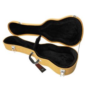 [Replace 77197354] 26" Top Grade Tenor Leather Ukulele Case Yellow