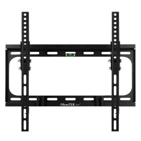 1Pc TV Wall Mount Tilt Dual Arm TV Mount Brackets Maximum VESA 400x400mm For 26-55in TVs (Option: Black)