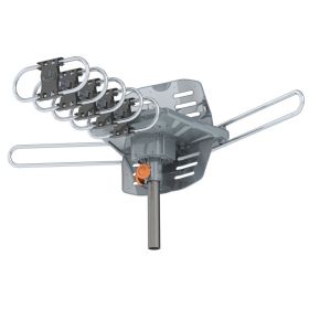 TA-102M Portable 360 Degree Rotation UV Dual Segment 28-36dB Outdoor Antenna Without Bracket (Option: Outdoor antennas)