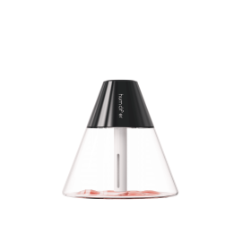 1pc Mini Volcanic Humidifier; Quiet Humidifier For Desktop; Office; Dormitory; Relieve Work Stress; Home Room Decor; For Family (Color: Black)